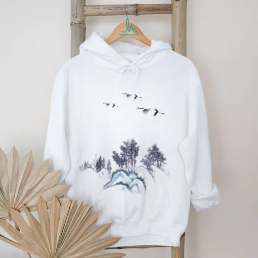 Nature in design printed t shirt