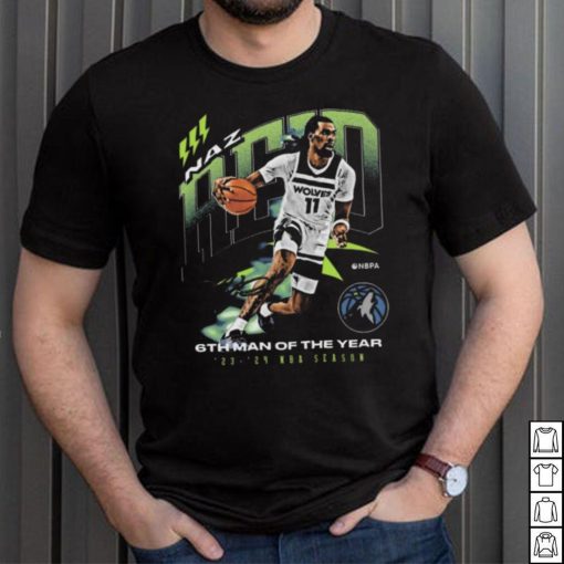 Naz Reid Minnesota Timberwolves 2024 NBA 6th Man Award Signature shirt