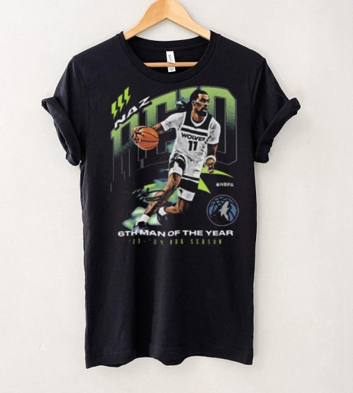 Naz Reid Minnesota Timberwolves 2024 NBA 6th Man Award Signature shirt