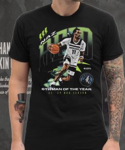 Naz Reid Minnesota Timberwolves 2024 NBA 6th Man Award Signature shirt