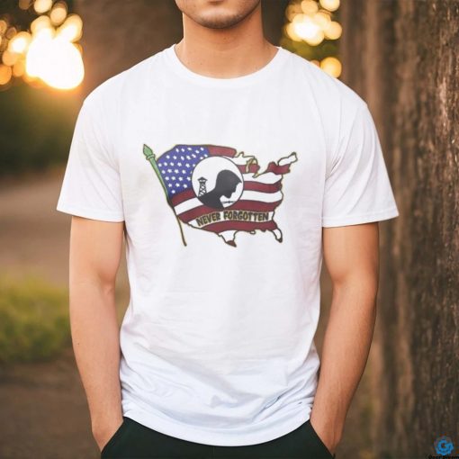 Never forgotten USA flag shirt