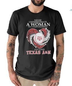 Never underestimate a Woman who understand baseball and love Texas A&M Aggies diamond 2024 Shirt