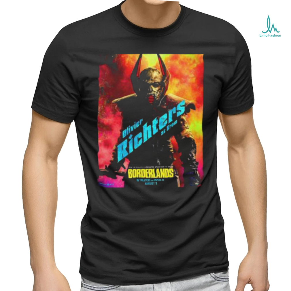 New Character Krom Posters For Borderlands Releasing In Theaters And IMAX On August 9 Essential T Shirt New Character Krom Posters For Borderlands Releasing In Theaters And IMAX On August 9 Essential T Shirt