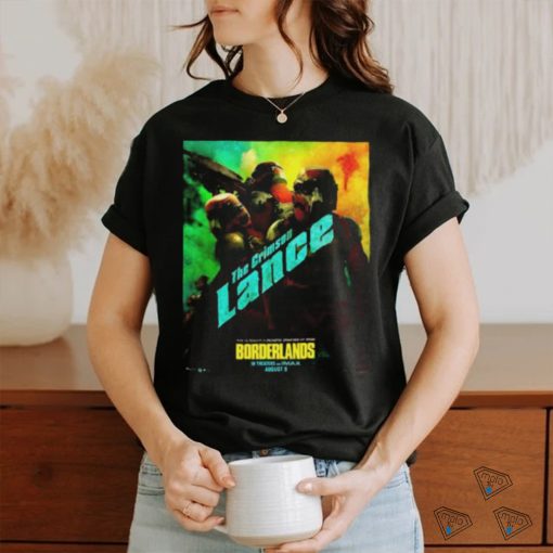 New Character Lance Posters For Borderlands Releasing In Theaters And IMAX On August 9 Unisex T Shirt