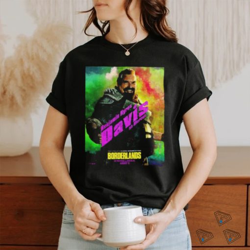 New Character Marcus Posters For Borderlands Releasing In Theaters And IMAX On August 9 Vintage T Shirt