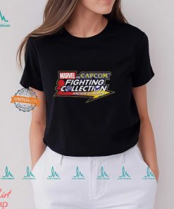 New Collab Game Marvel Versus Capcom Fighting Collection Arcade Classics Logo Two Sides Unisex T Shirt