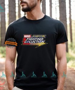 New Collab Game Marvel Versus Capcom Fighting Collection Arcade Classics Logo Two Sides Unisex T Shirt