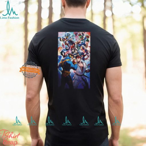 New Collab Game Marvel Versus Capcom Fighting Collection Arcade Classics Logo Unisex T Shirt