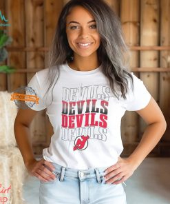 New Jersey Devils Starter Four Team Name Logo Shirt