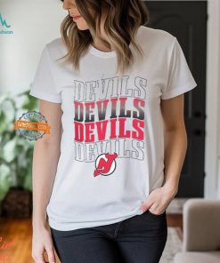 New Jersey Devils Starter Four Team Name Logo Shirt