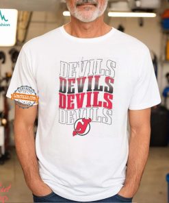 New Jersey Devils Starter Four Team Name Logo Shirt