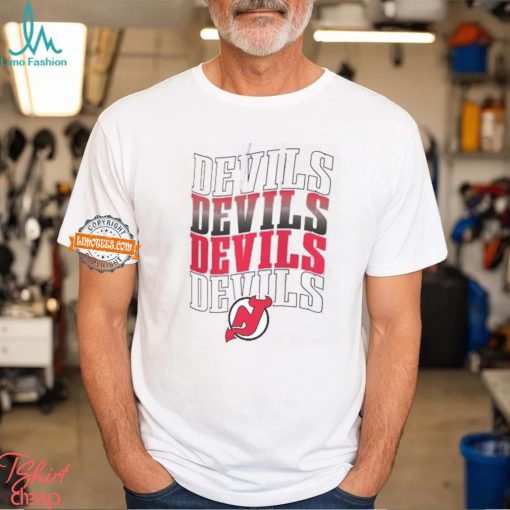 New Jersey Devils Starter Four Team Name Logo Shirt