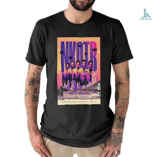 New Kids On The Block Riverbend Music Center Cincinnati OH June 21 2024 Poster Shirt