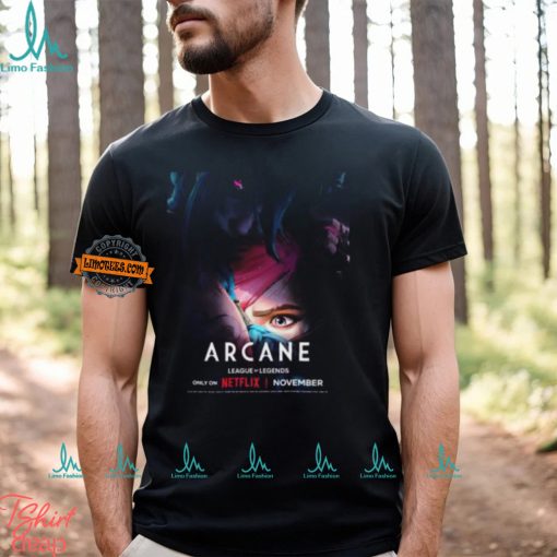 New Poster For Arcane Season 2 Premiering On Netflix In November Unisex T Shirt