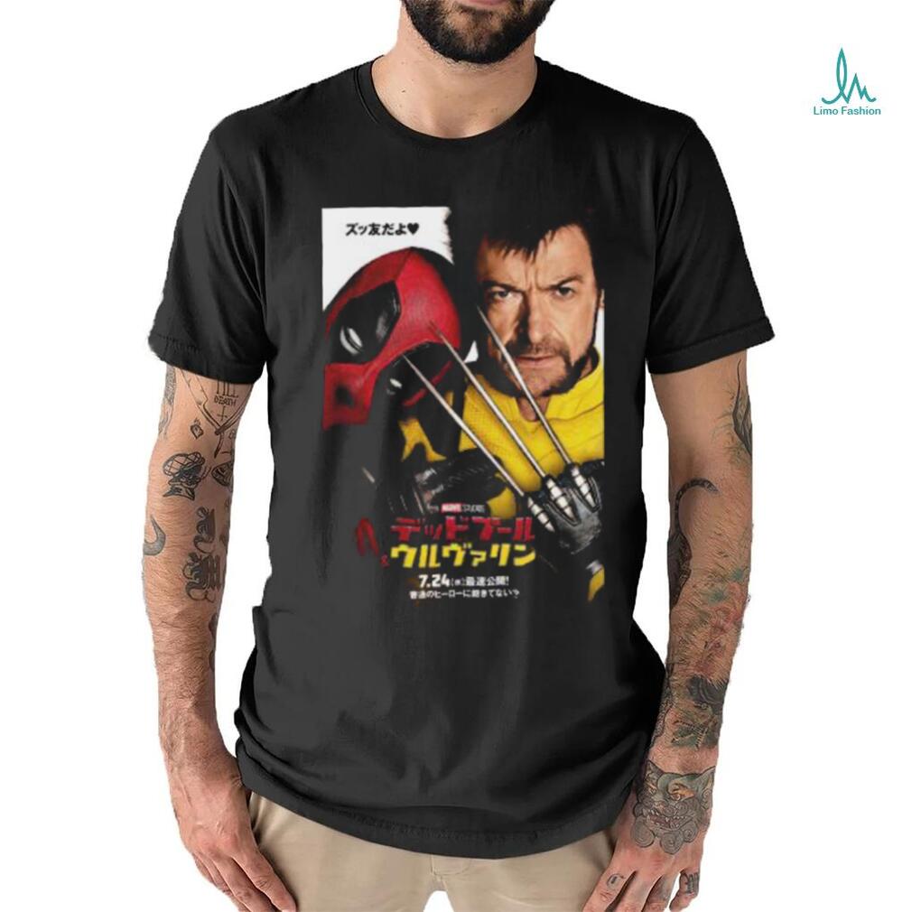 New Poster For Deadpool And Wolverine Japanese Releasing In Theaters On July 26 T Shirt New Poster For Deadpool And Wolverine Japanese Releasing In Theaters On July 26 T Shirt