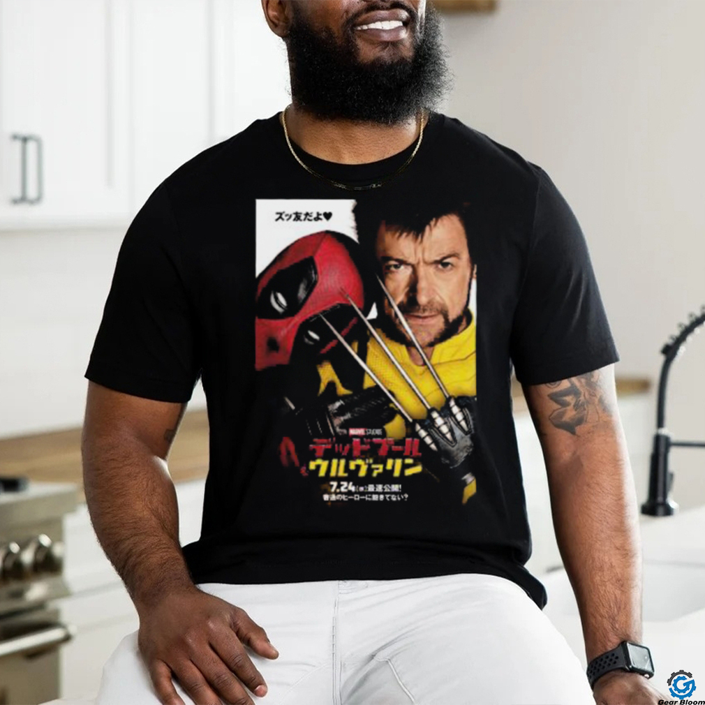 New Poster For Deadpool And Wolverine Japanese Releasing In Theaters On July 26 T Shirt New Poster For Deadpool And Wolverine Japanese Releasing In Theaters On July 26 T Shirt