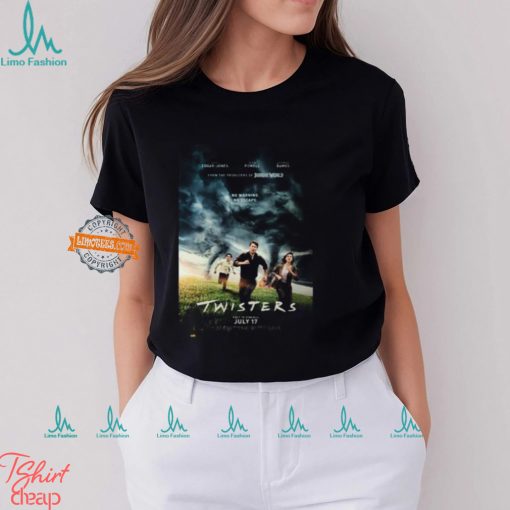New Poster For Twisters Releasing In Theaters On July 17 Classic T Shirt