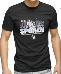 New York Yankees Aaron Judge the Judge Has spoken single season al home run record shirt