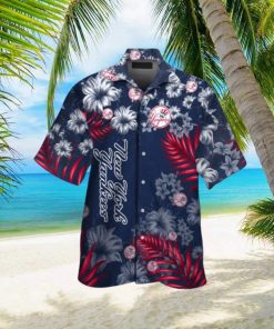 New York Yankees MLB Flower Short Sleeve Button Up Tropical Hawaiian Shirt