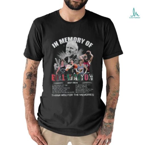 Nice In Memory Of Bill Walton 1952 2024 T Shirt