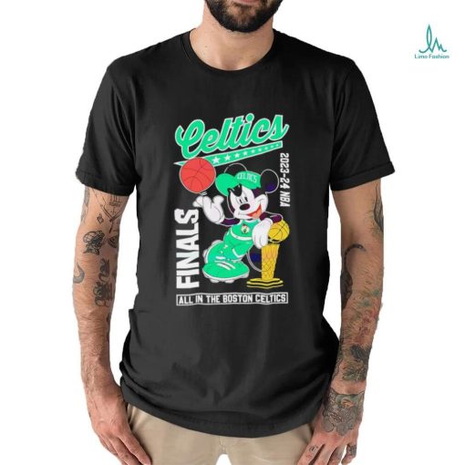 Nice Mickey Mouse 2024 NBA Finals All in the Boston Celtics shirt