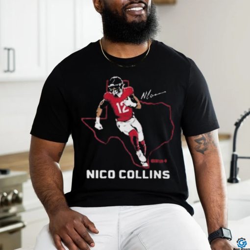 Nico Collins State Star Signature Shirt