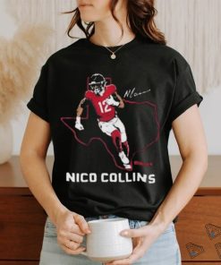 Nico Collins State Star Signature Shirt