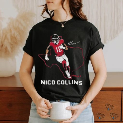 Nico Collins State Star Signature Shirt