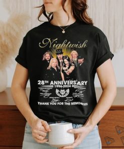 Nightwish 28th Anniversary 1996 2024 Thank You For The Memories T Shirt