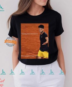 Nike Tribute To Carlos Alcaraz For The Third Grand Slam Victory Winning From Ear To Ear Vintage T Shirt