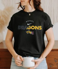 Nike Youth Drexel Dragons Blue Core Cotton Logo T Shirt