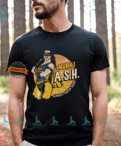 Nikki Cross ASH Almost Super Hero Black T shirt