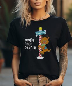 North Pole Dancer Rudolph The Reindeer Christmas Fun Long Sleeve T Shirt