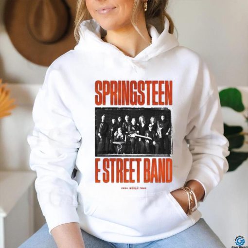 Officia Bruce Springsteen Merch Store Springsteen & The E Street Band 2024 World Tour Photo Attractive Shirt