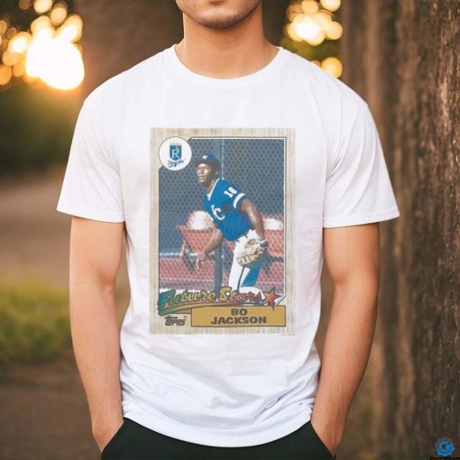 Official 1987 Topps Future Stars Bo Jackson Royals Shirt