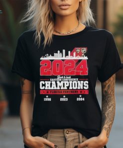 Official 2024 Back To Back Eastern Conference Champions Florida Panthers Black T Shirt