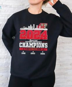 Official 2024 Back To Back Eastern Conference Champions Florida Panthers Black T Shirt