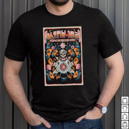 Official 2024 Blink 182 Denver, CO World Tour Poster Shirt