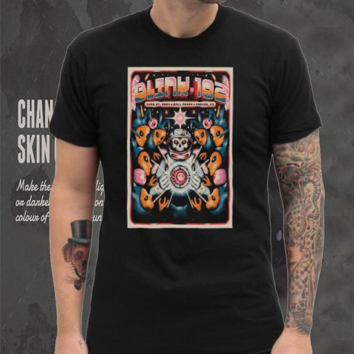 Official 2024 Blink 182 Denver, CO World Tour Poster Shirt