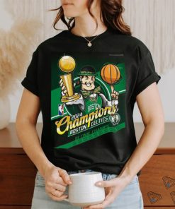 Official 2024 Boston Celtics Mascot 18 Time NBA Finals Champions t shirt