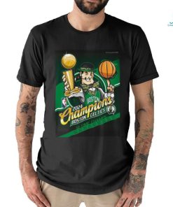 Official 2024 Boston Celtics Mascot 18 Time NBA Finals Champions t shirt
