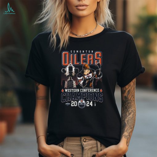 Official 2024 Edmonton Oilers Hockey Western Conference Champions Shirt