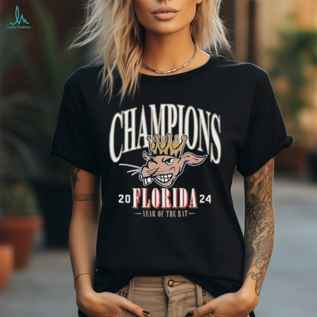 Official 2024 Florida Rat Champions Stanley Cup Shirt