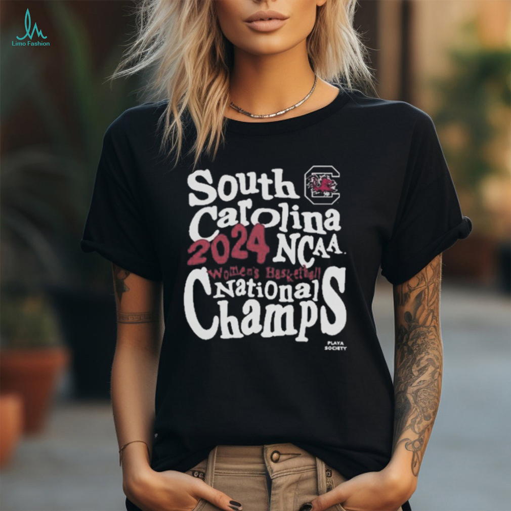 Official 2024 South Carolina NCAA Champions National Women’s Basketball Shirt