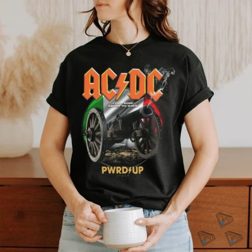 Official Ac Dc Merch Store AcDc Italy 2024 Tour shirt