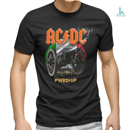 Official Ac Dc Merch Store AcDc Italy 2024 Tour shirt