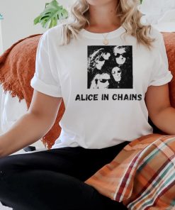 Official Alice In Chains photos vintage 2024 t shirt