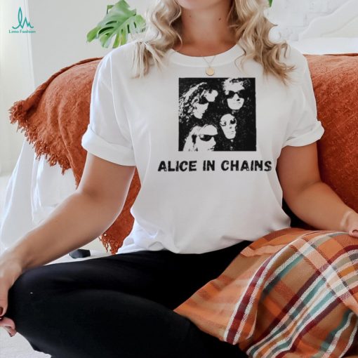 Official Alice In Chains photos vintage 2024 t shirt