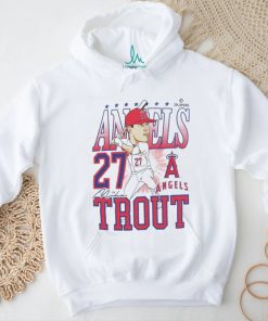 Official Angels Mike Trout Caricature Baseball Shirt