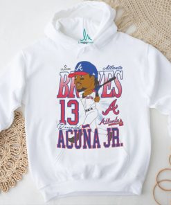 Official Atlanta Braves Ronald Acuña Jr. Caricature Baseball Shirt